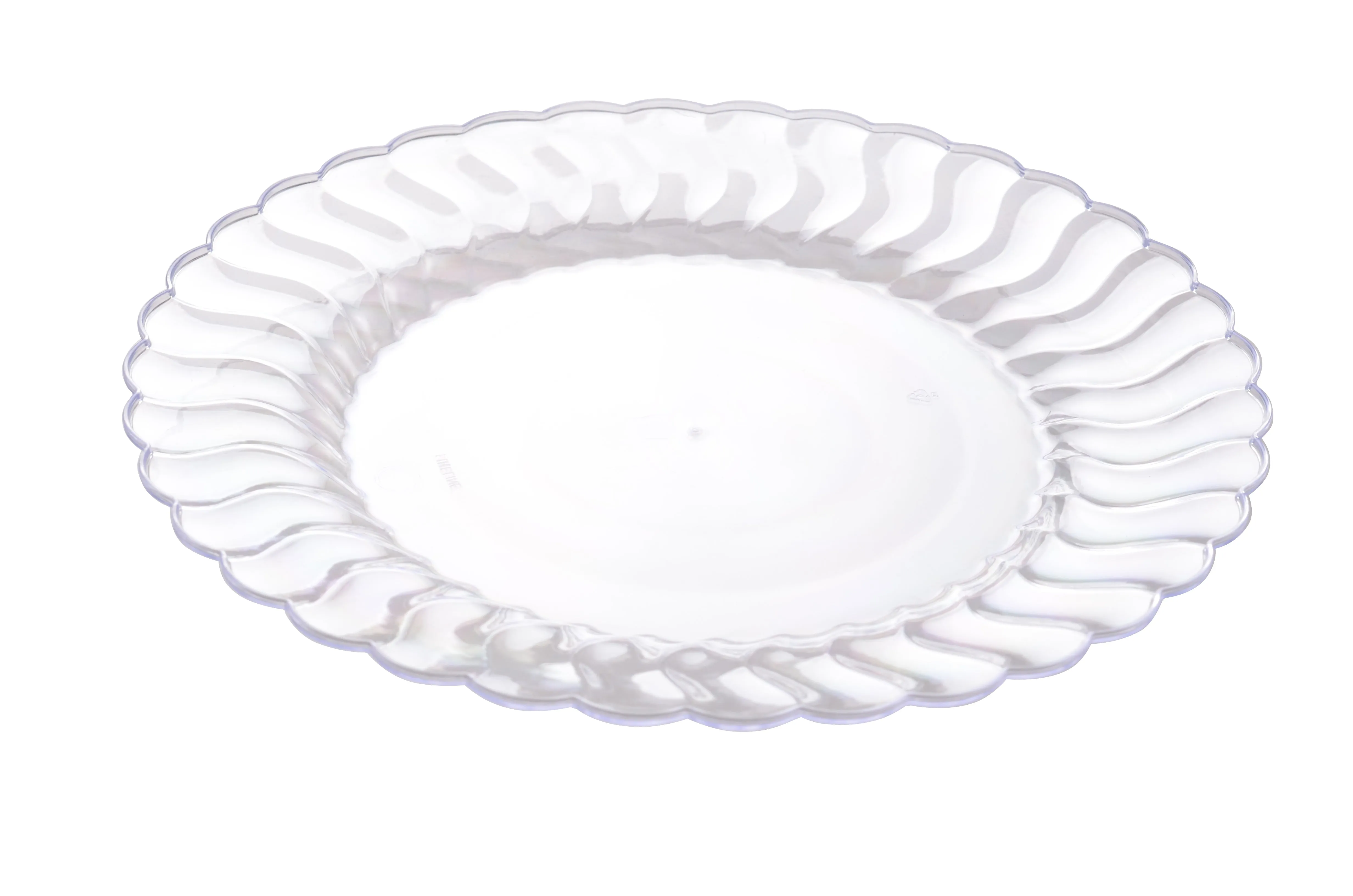 9"  Plastic Plate (Fineline Flairware Collection)-180/CS