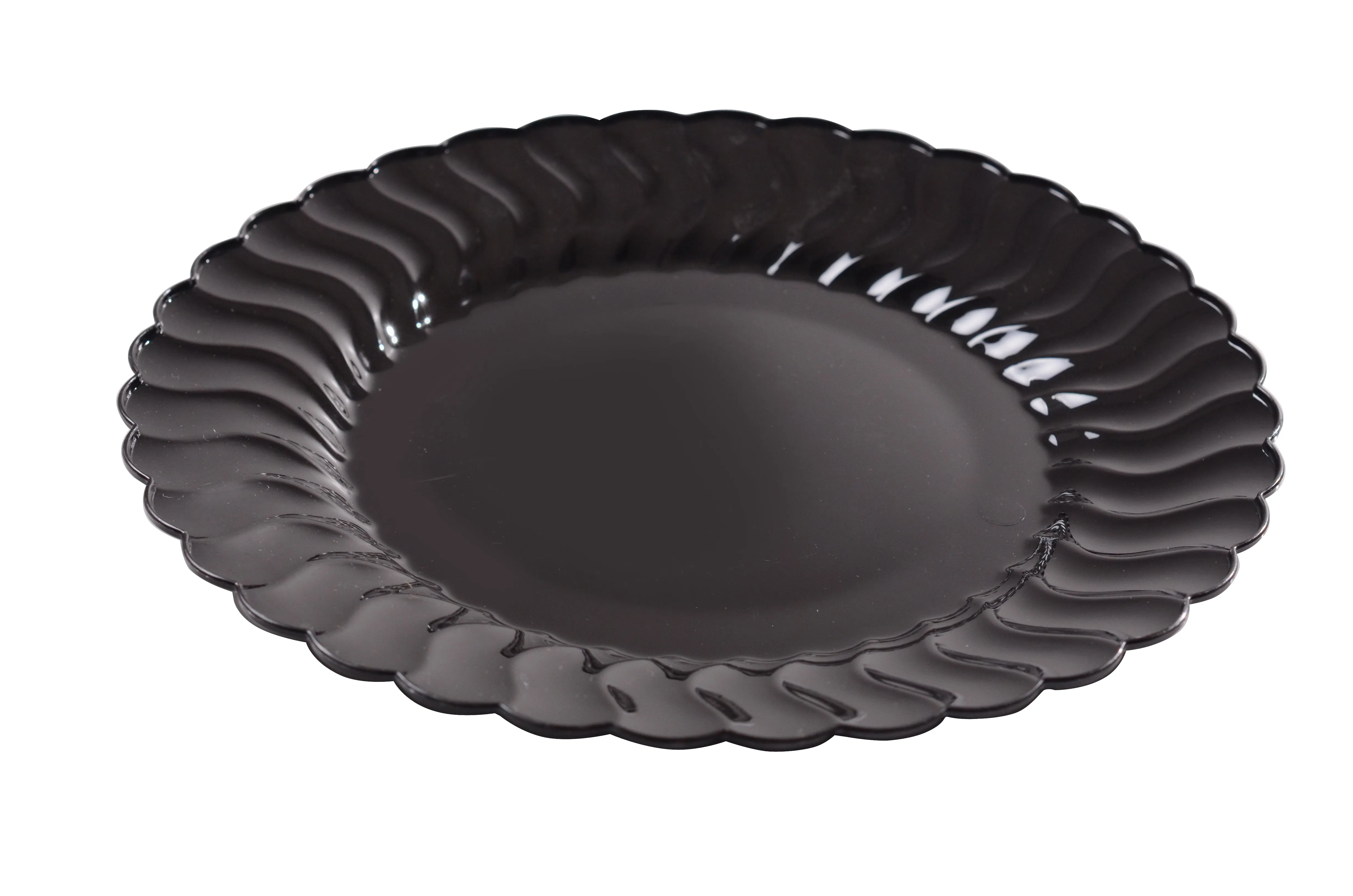 9"  Plastic Plate (Fineline Flairware Collection)-180/CS