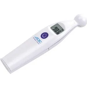 Adtemp™ Temple Touch 6-Second Conductive Thermometer 4-2/3" x 1-1/6" x 1" Dual Scale, 1.5V Battery