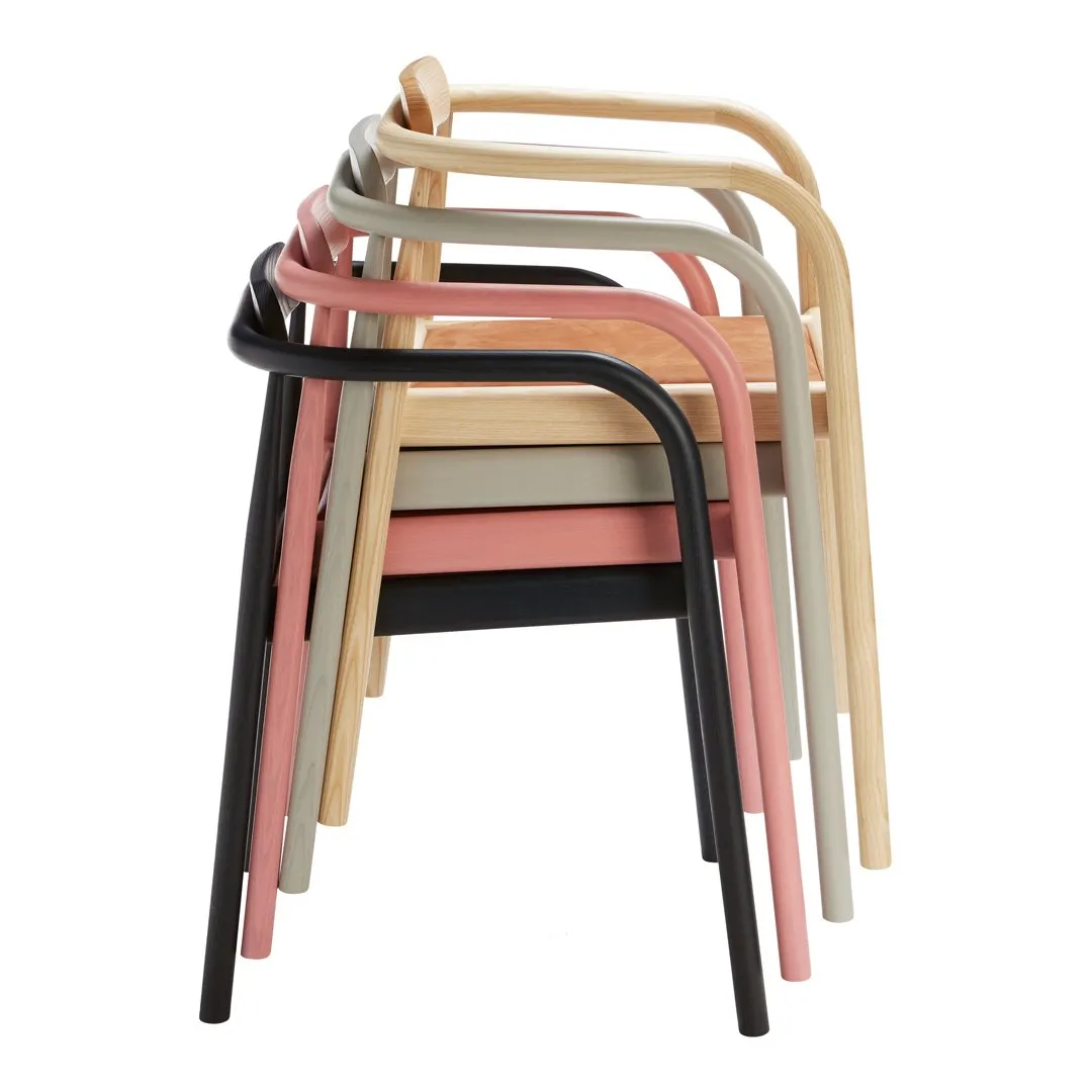 Ahm Armchair - Seat Upholstered - Stackable