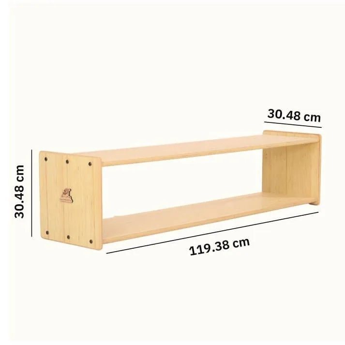 Ariro Toys Montessori Toddler Low Shelf-Natural