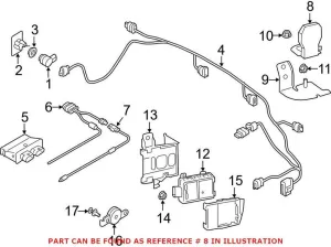 Audi Mobile Phone Antenna 971035510D – Genuine VW/Audi