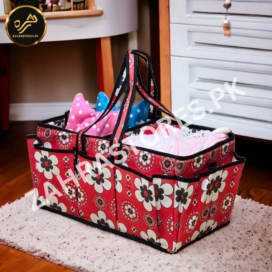 Baby Diaper Caddy Organizer (Ajrak)