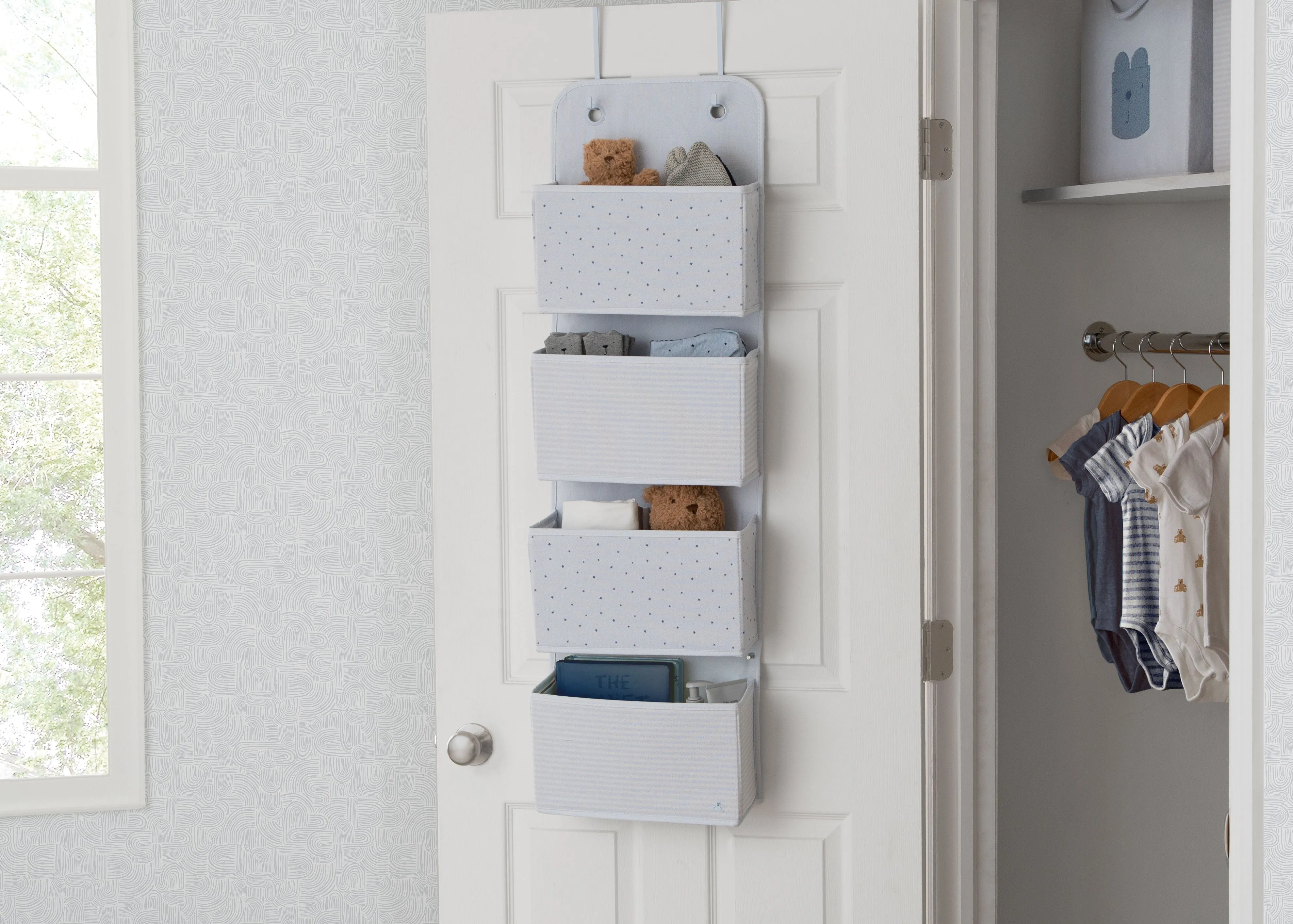 babyGap 2-Pack Over the Door Storage Organizer with 4 Pockets