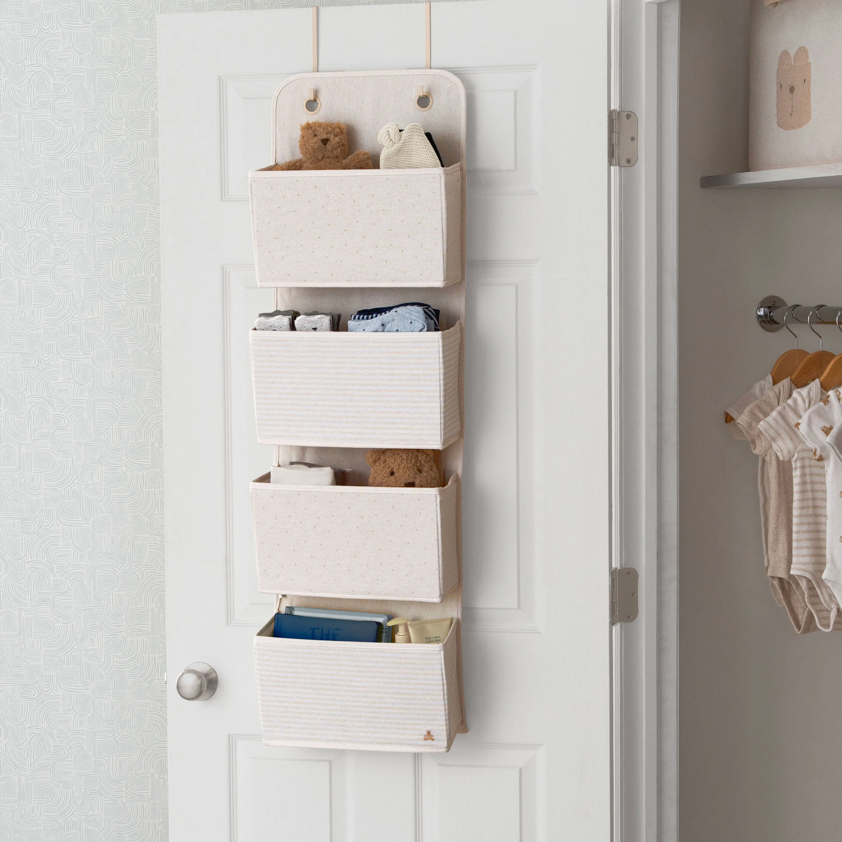 babyGap 2-Pack Over the Door Storage Organizer with 4 Pockets