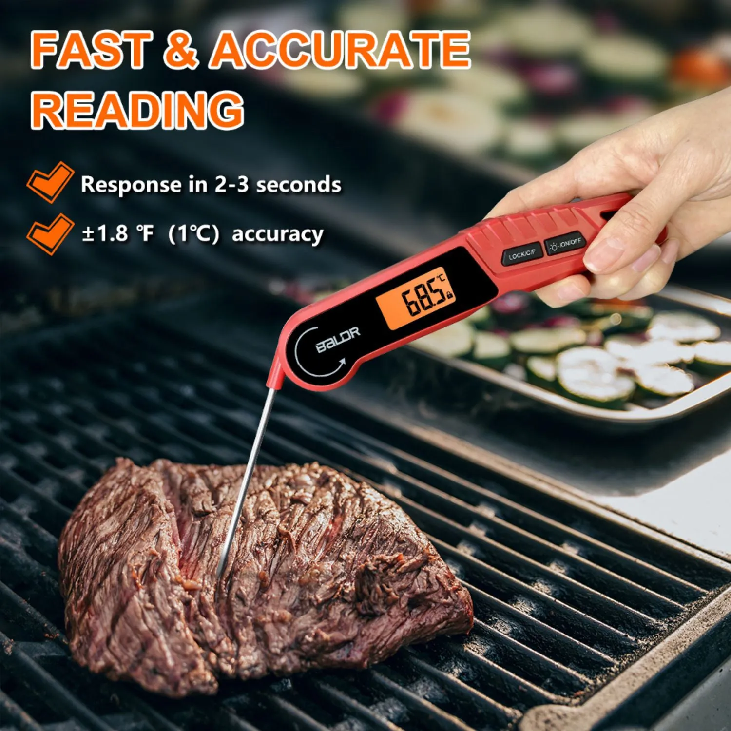 BALDR Digital Meat Thermometer