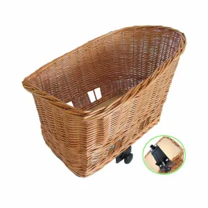 Basil Pasja Large Pet Bike Basket with Universal Carrier Clamp