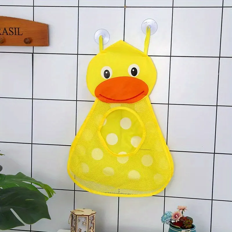 Bathroom Toy Holder Organizer Bag for QuickDry Baby Toys