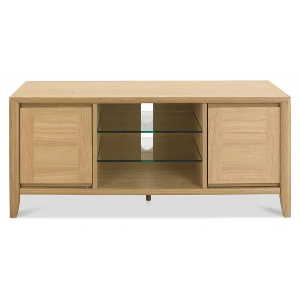 Bergen Oak Entertainment Unit - 122cm