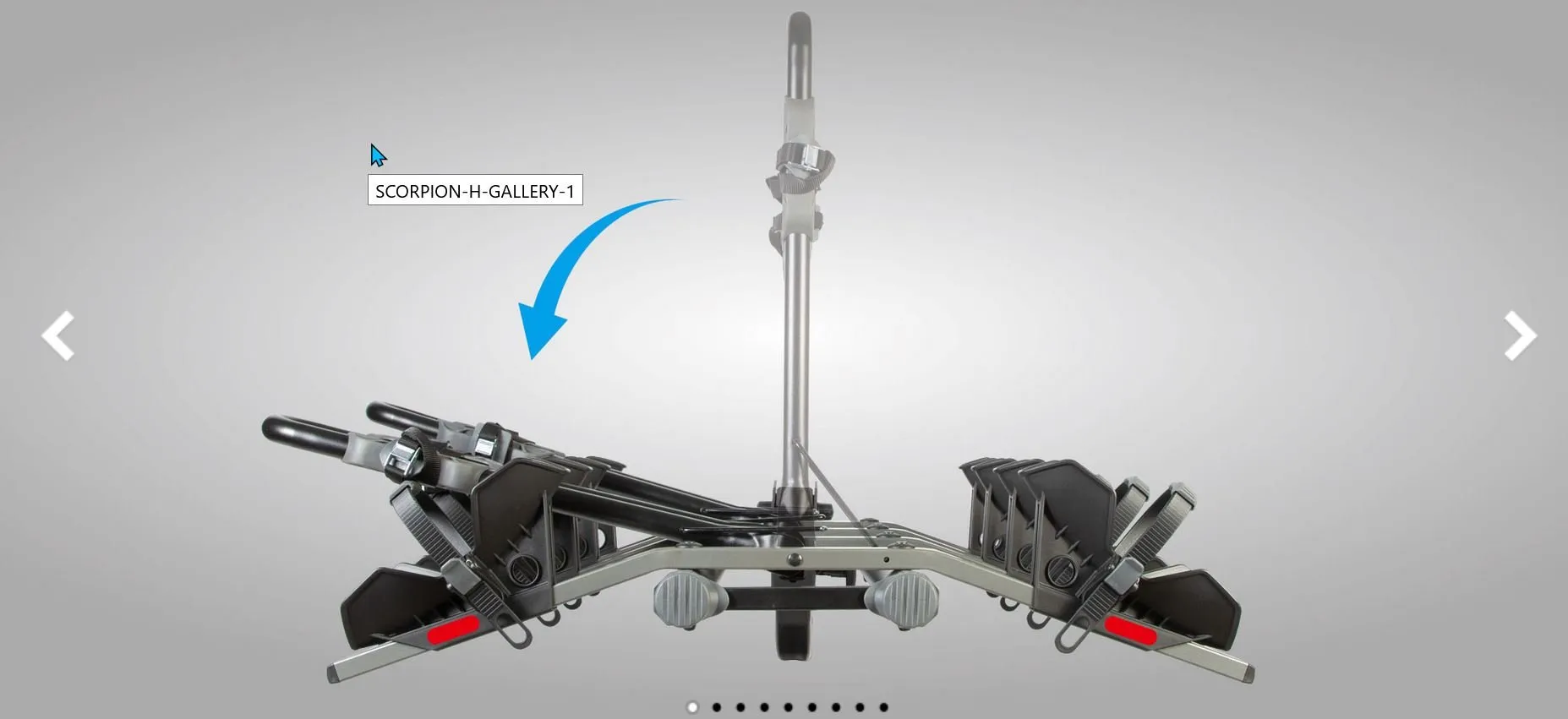 BUZZYBEE 4H PLATFORM RACK HITCH RACK