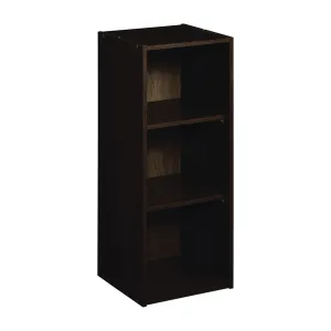 ClosetMaid 8985 Storage Organizer, 12-1/8 in OAW, 31-1/2 in OAH, 3-Cube, Wood, Espresso