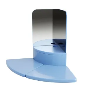 Corner Plinth with Mirrors and Floor Mats