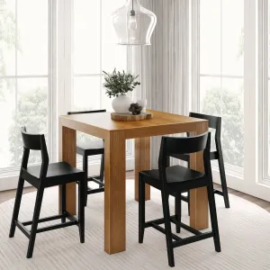 Counter Height Dining Set With 4 Chairs