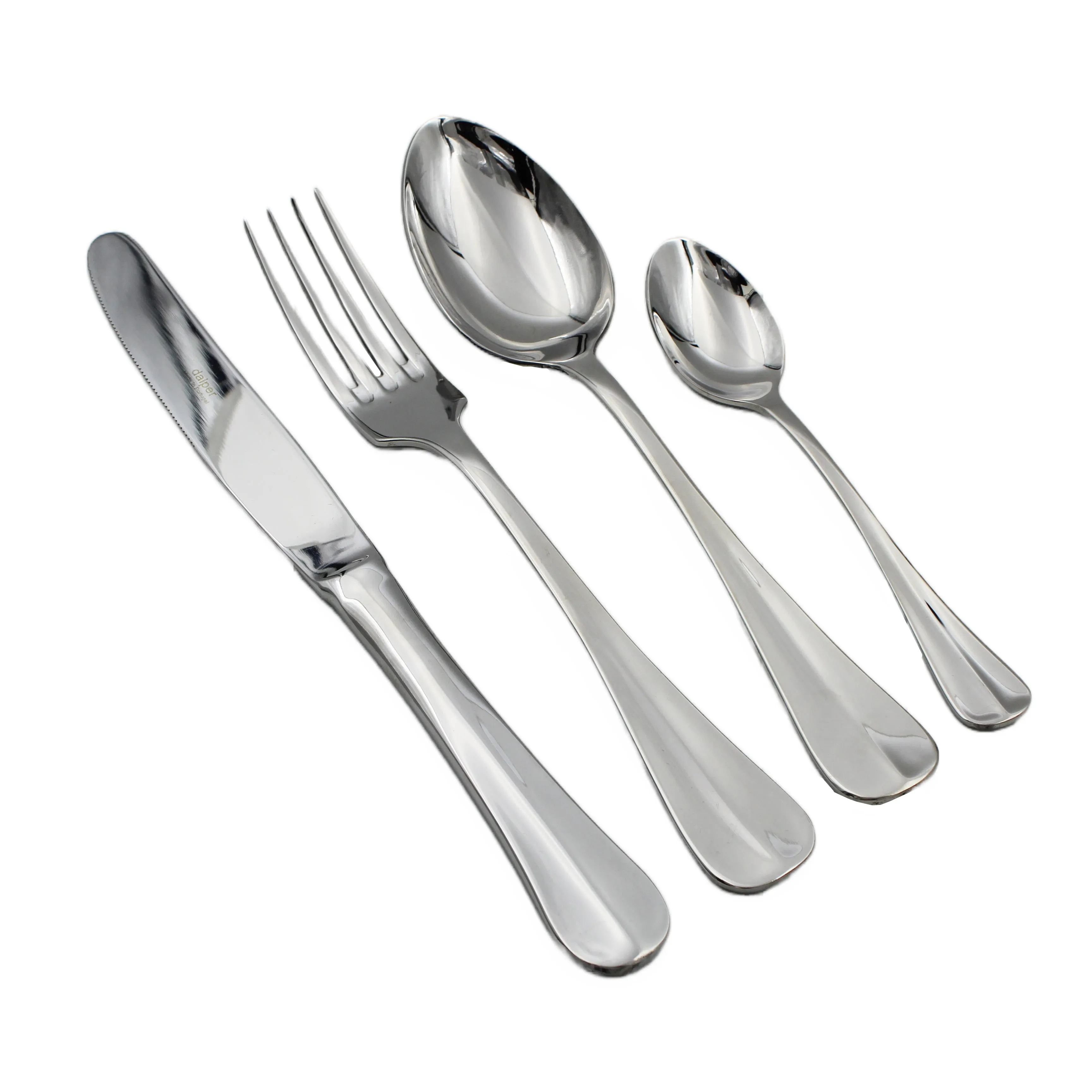 Dalper Baguette 24-Piece Silverware Flatware Cutlery Stainless Steel 6 Person Set