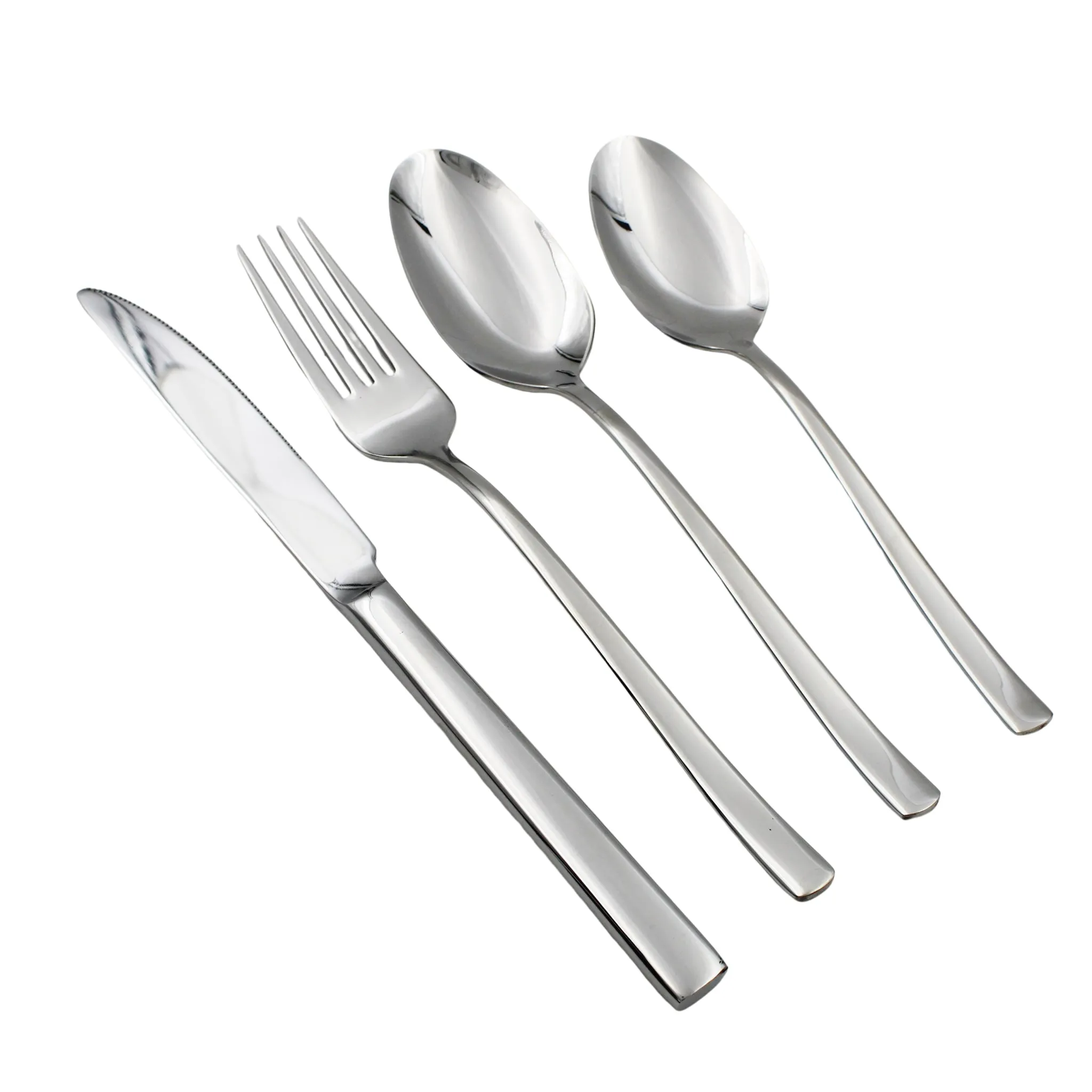 Dalper Oneda 130-Piece Silverware Flatware Cutlery Stainless Steel 12 Person Set