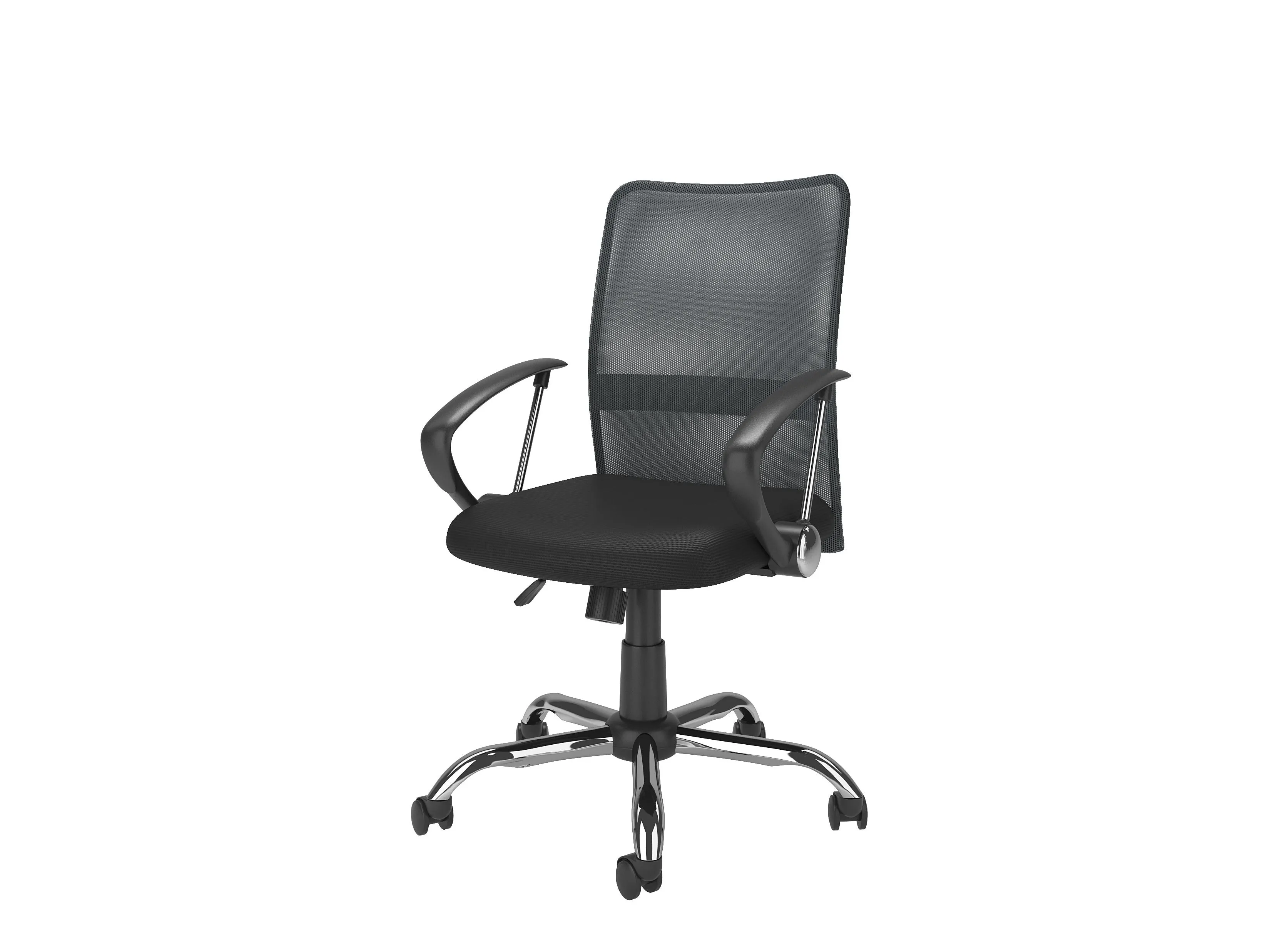 Dark Grey Fabric Office Chair