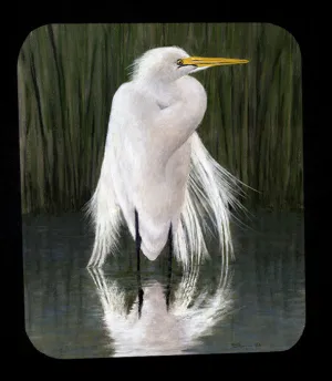 Egret Mousepad