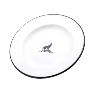 Emalco Enamelware 9.5" Wolf Plate