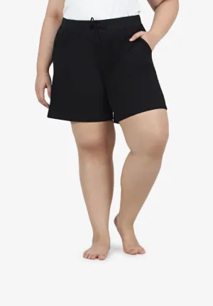 Ethel Easy Drawstring Shorts - Black