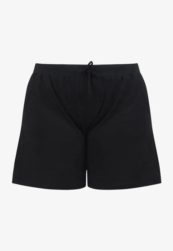 Ethel Easy Drawstring Shorts - Black