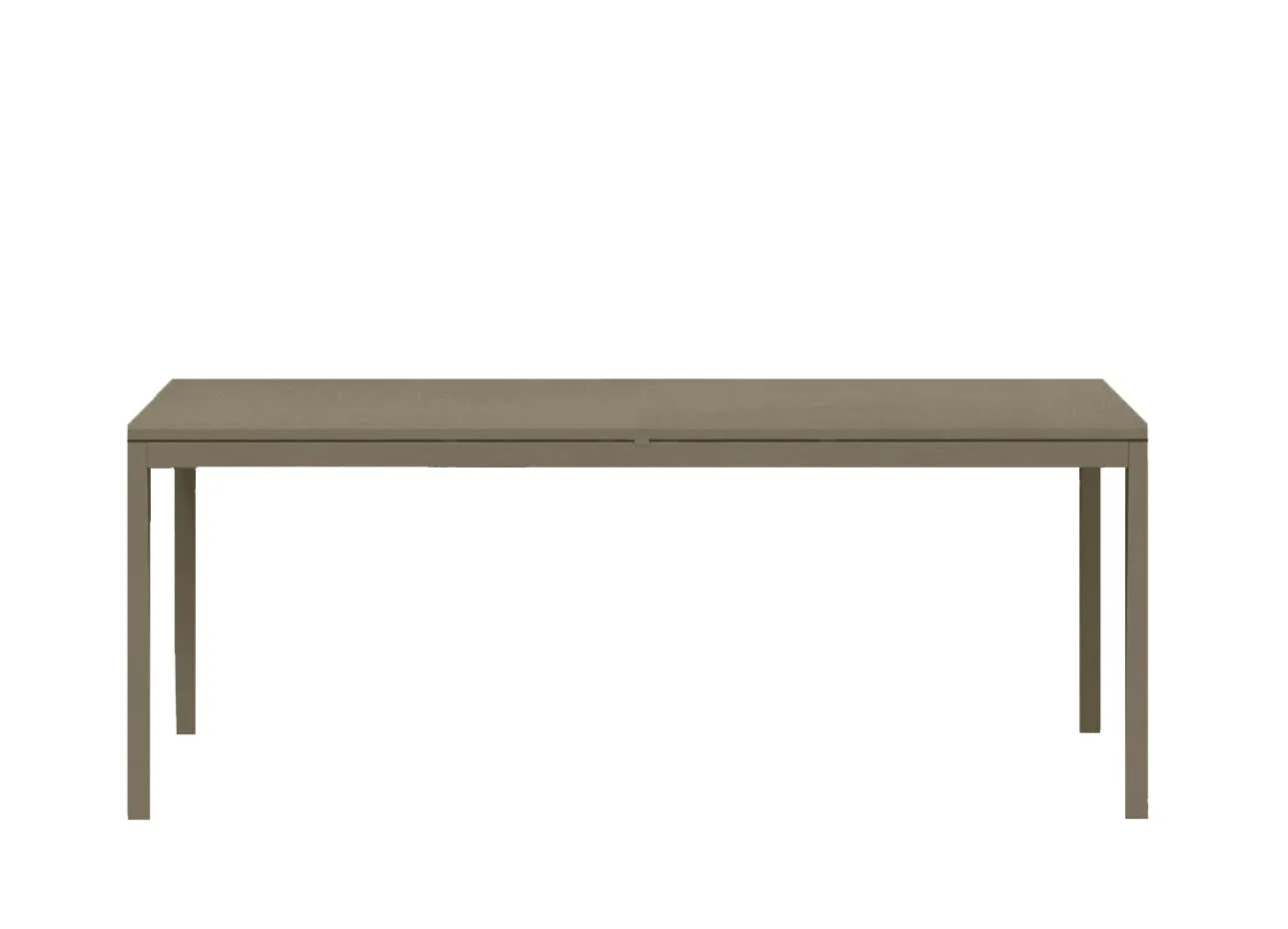 Ethimo Flat Extending Rectangle Dining Table