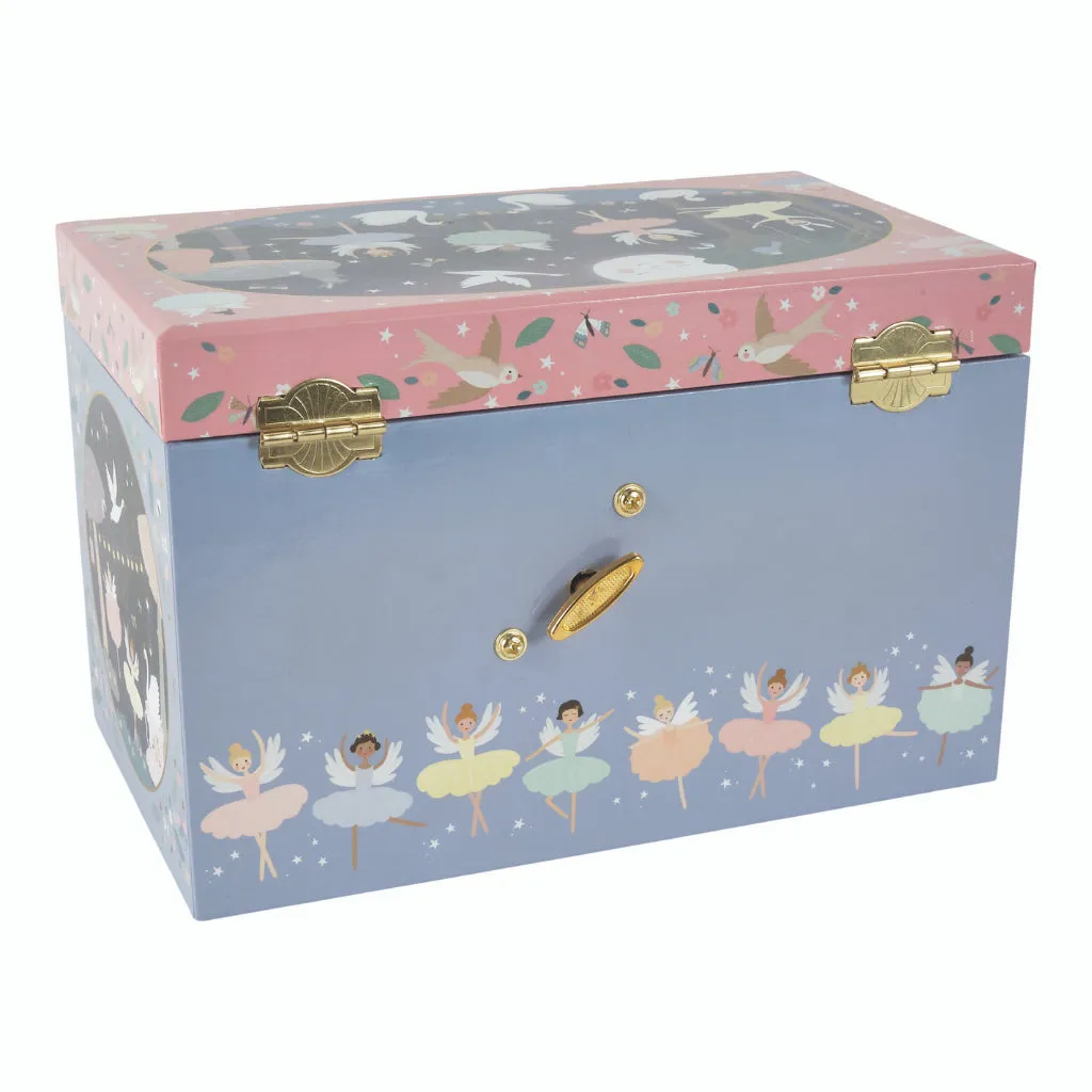 Floss & Rock Musical Jewellery Box with 3 Drawers - Enchanted