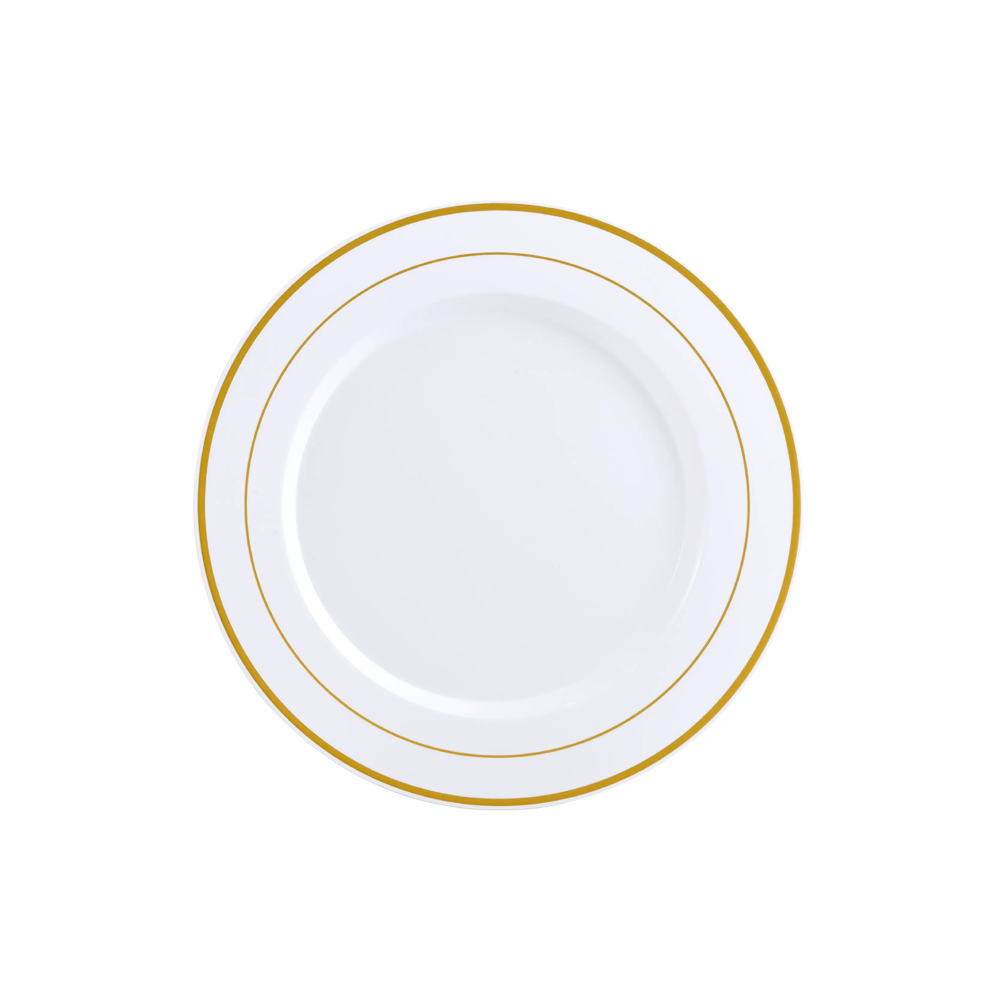 Gold&Silver Rim Plastic(PS) Plates