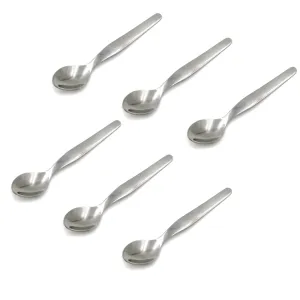 Grilo Kitchenware Paula Stainless Steel Espresso Spoons  - Set of 6