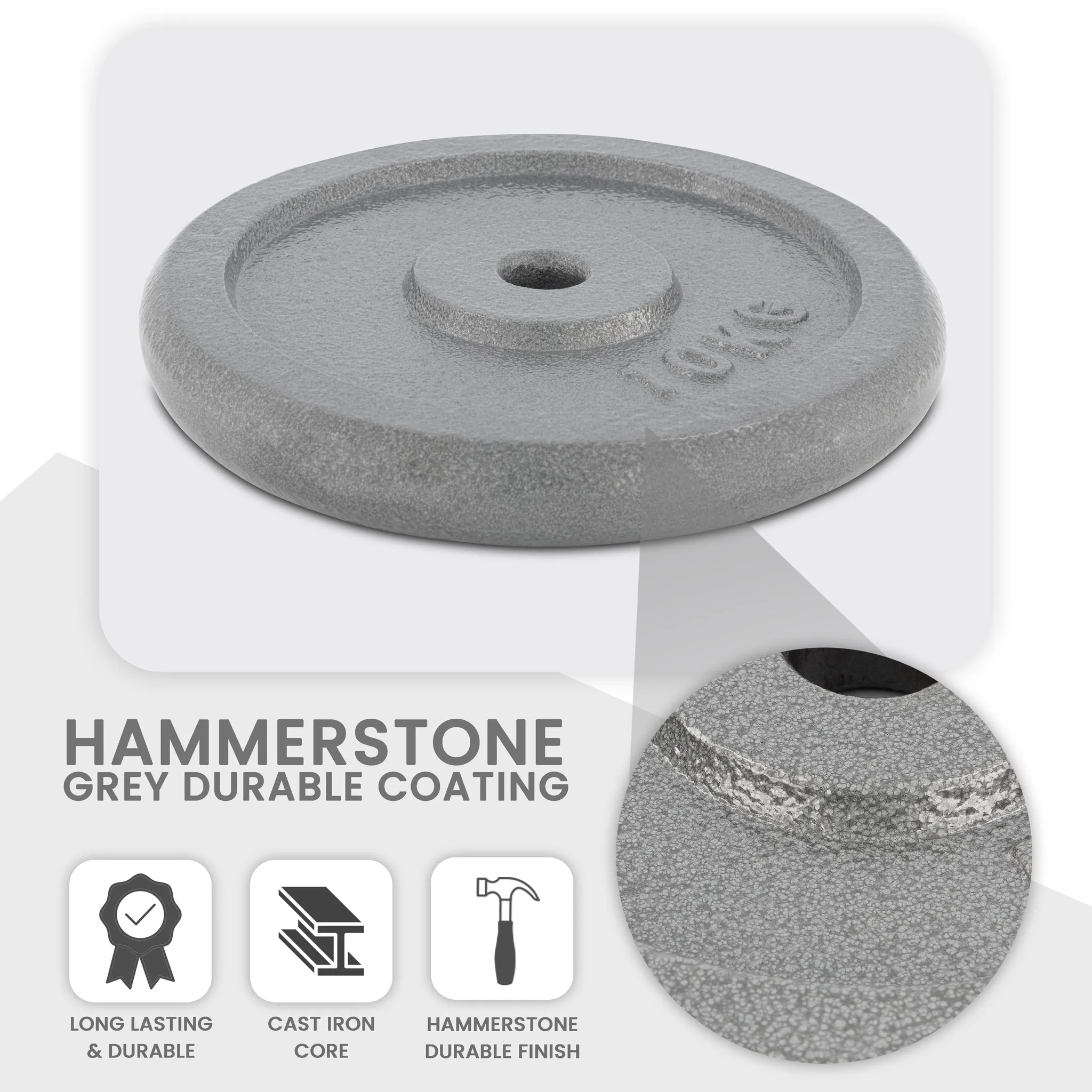 Hammerstone Iron Plates - 10KG