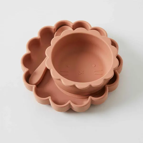 Henny Silicone 3pce Set - Terracotta