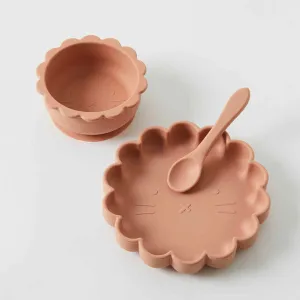 Henny Silicone 3pce Set - Terracotta