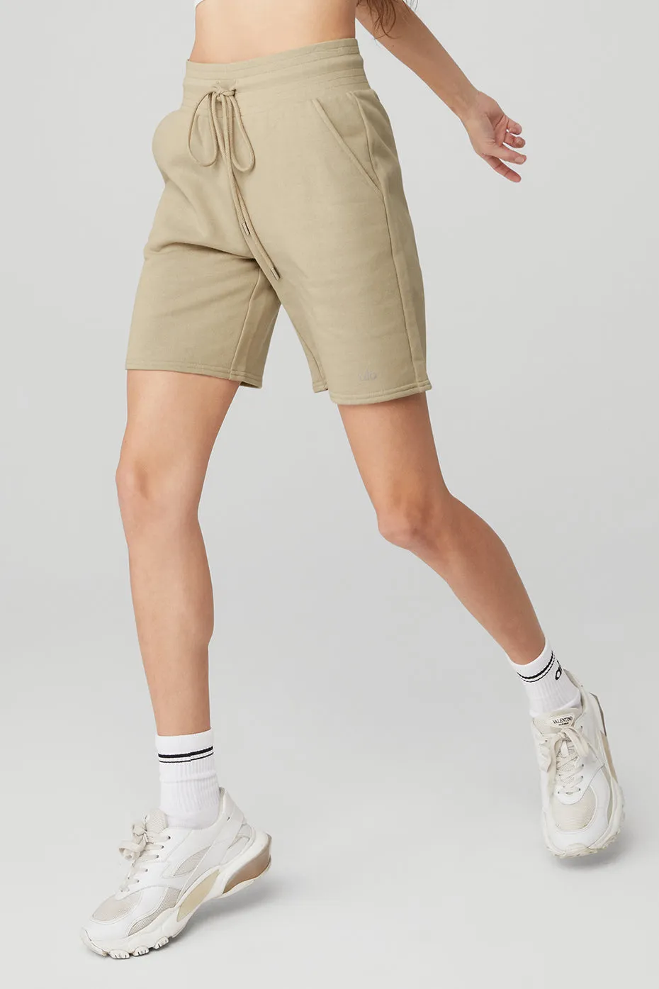 High-Waist Easy Sweat Short - California Sand