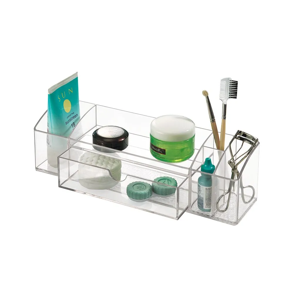 iDesign Med  12" Drawer Caddy in Clear