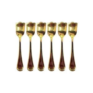 JAN'S GOLDEN ICE CREAM SPOON 6PCS