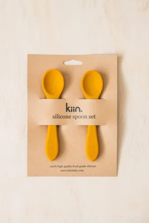 Kiin Baby - Silicone Spoon Twin Pack - Copper