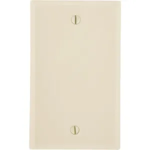 Leviton 1-Gang Standard Thermoset Blank Wall Plate, Ivory