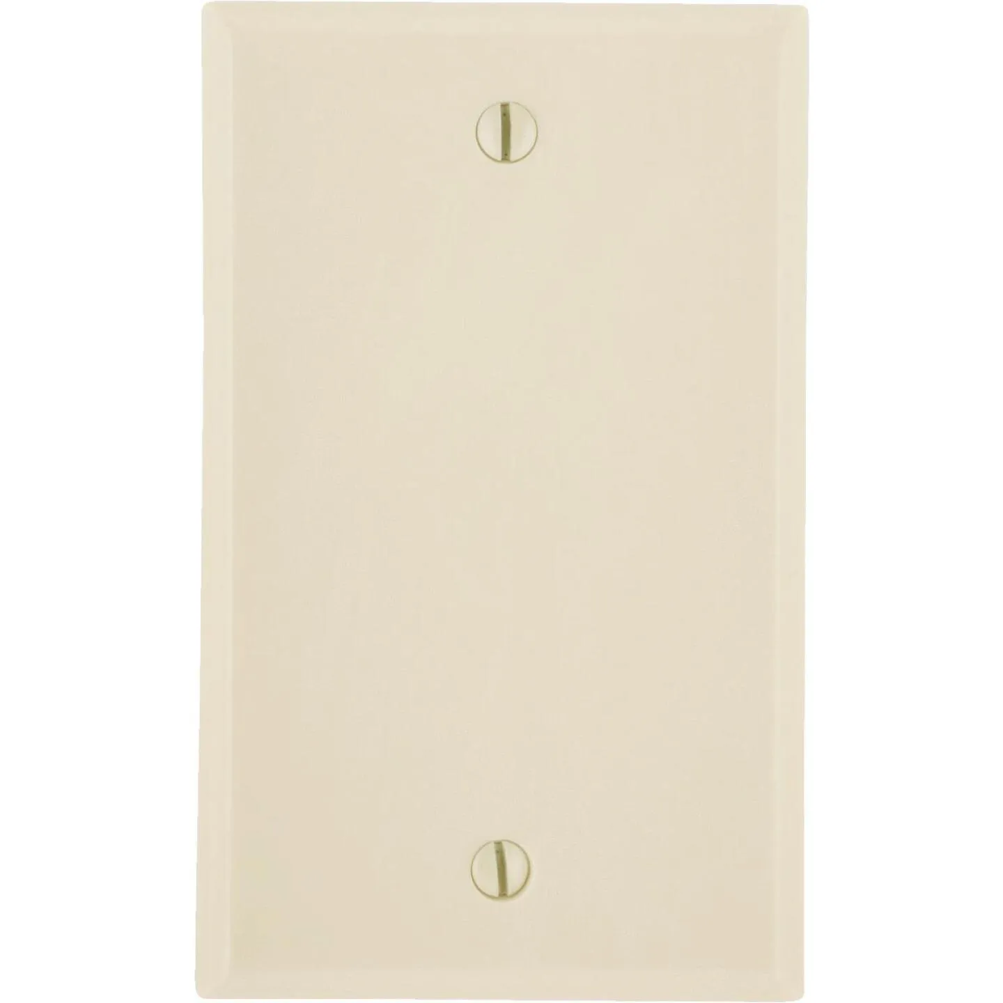 Leviton 1-Gang Standard Thermoset Blank Wall Plate, Ivory