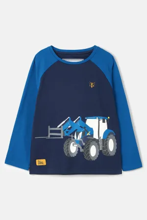 Lighthouse Mason T-Shirt Blue Frontloader