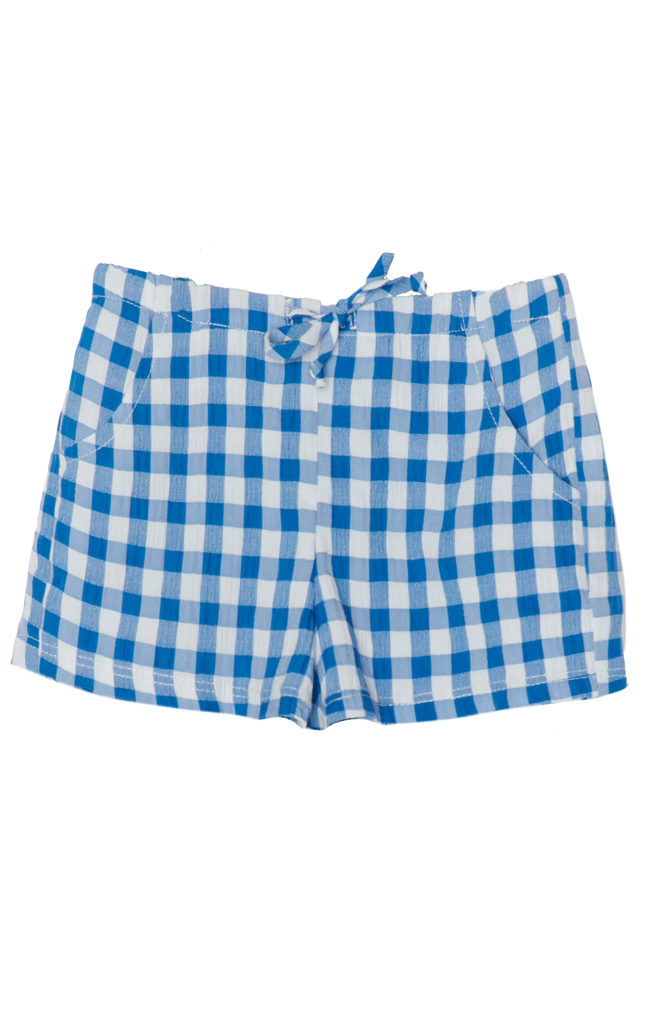 Lil Easy Shorts ~ Blue Bounty Gingham