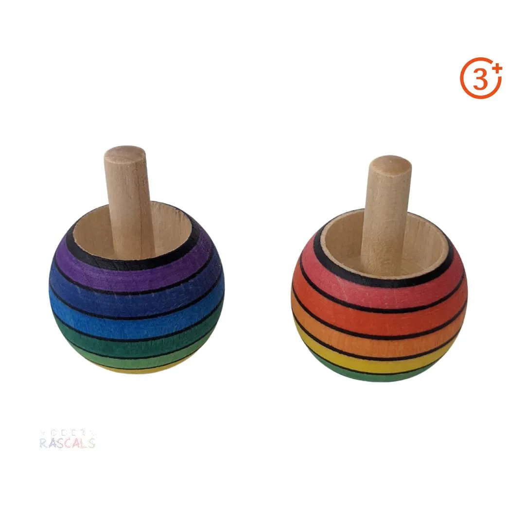 Mader Upside-Down Rainbow Spinning Top