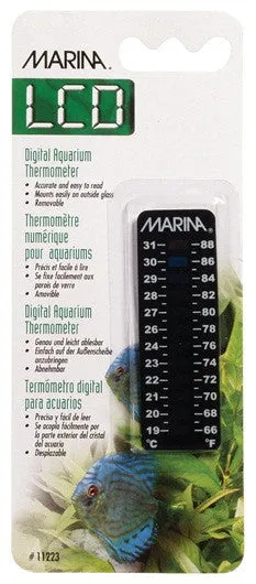 Marina Digital Liquid Crystal Aquarium Thermometer; available in 4 styles.