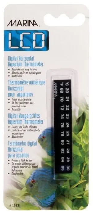 Marina Digital Liquid Crystal Aquarium Thermometer; available in 4 styles.