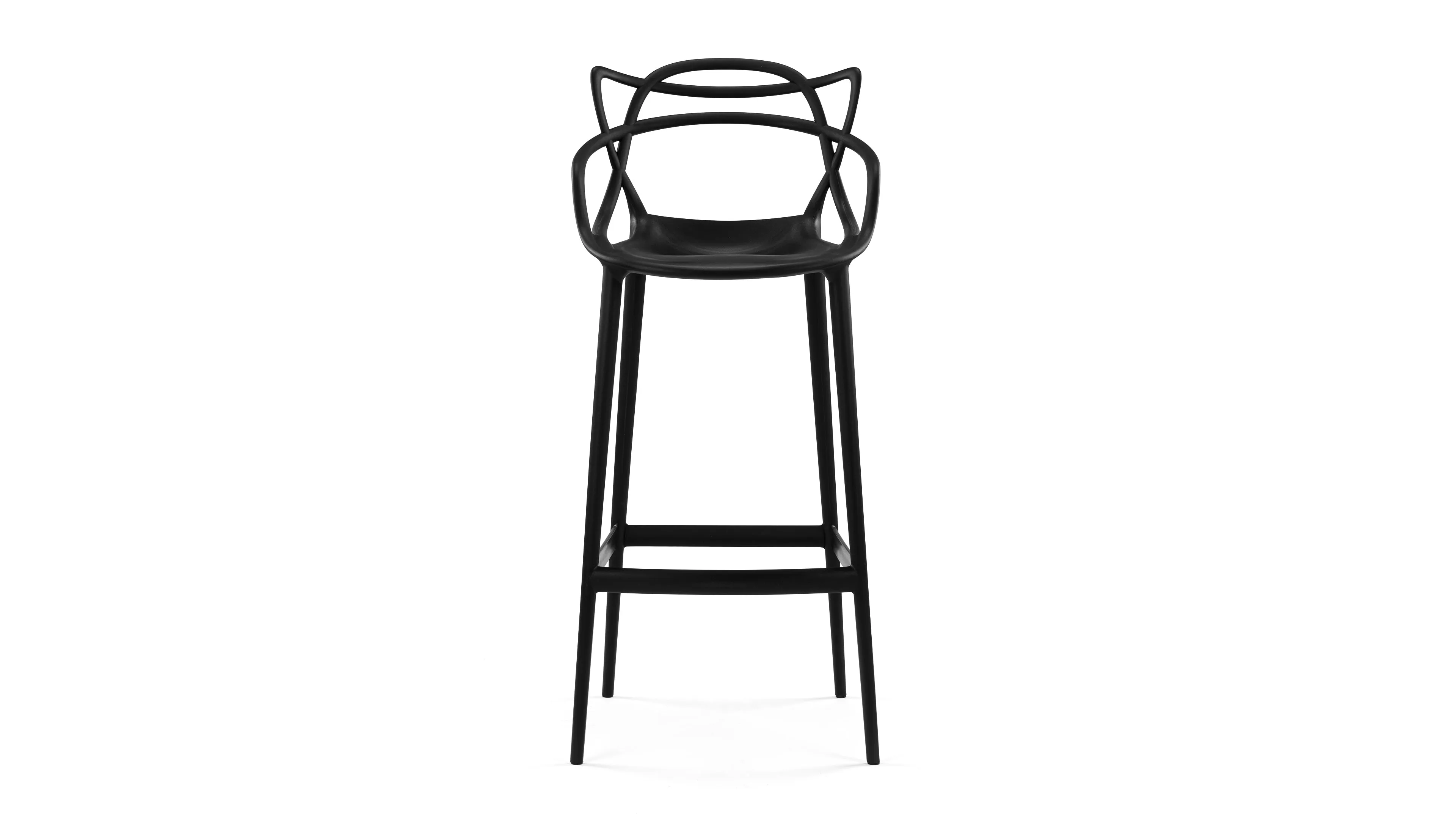 Masters - Masters Bar Stool, Black, 29.5" Seat Height