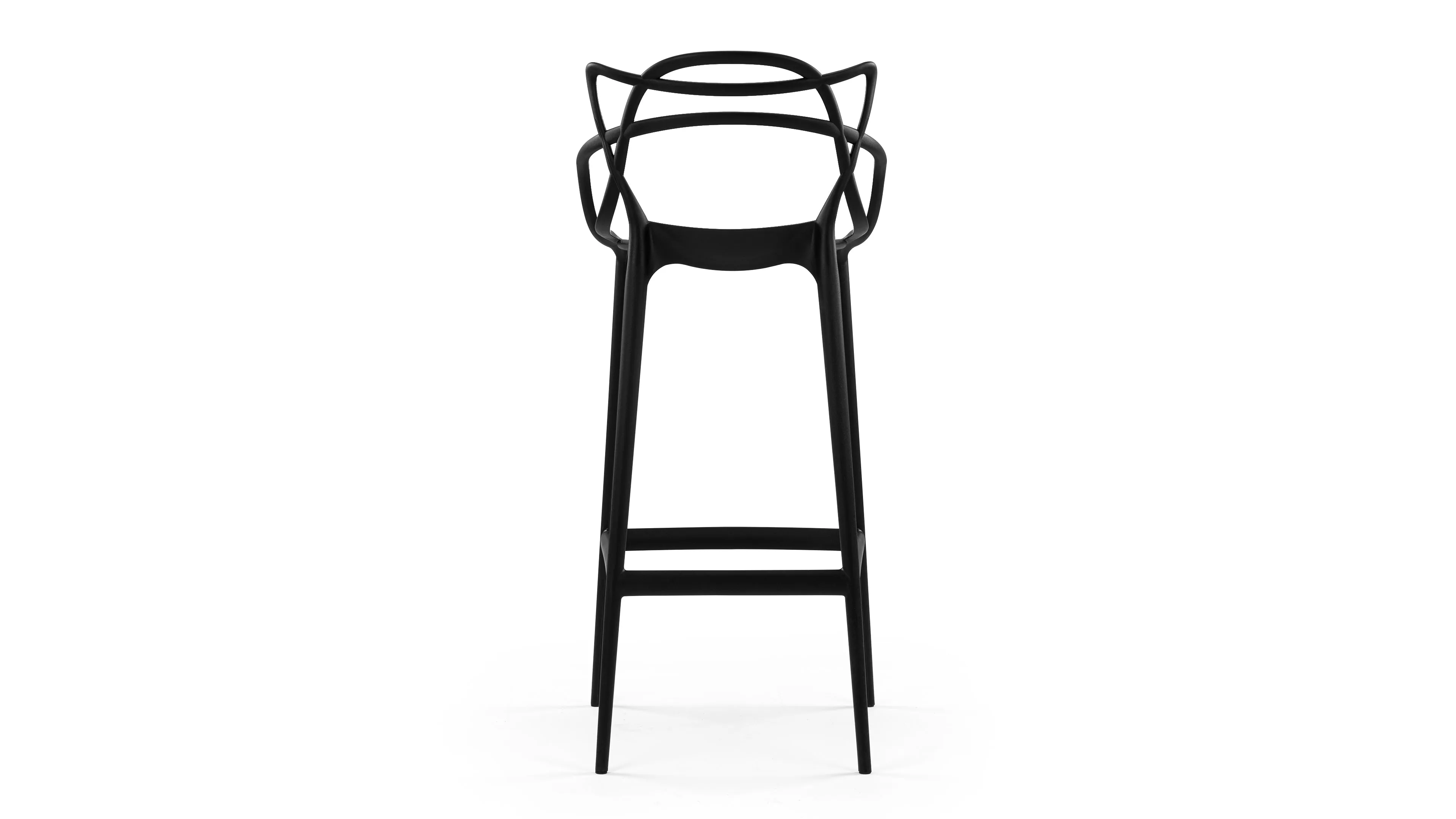 Masters - Masters Bar Stool, Black, 29.5" Seat Height