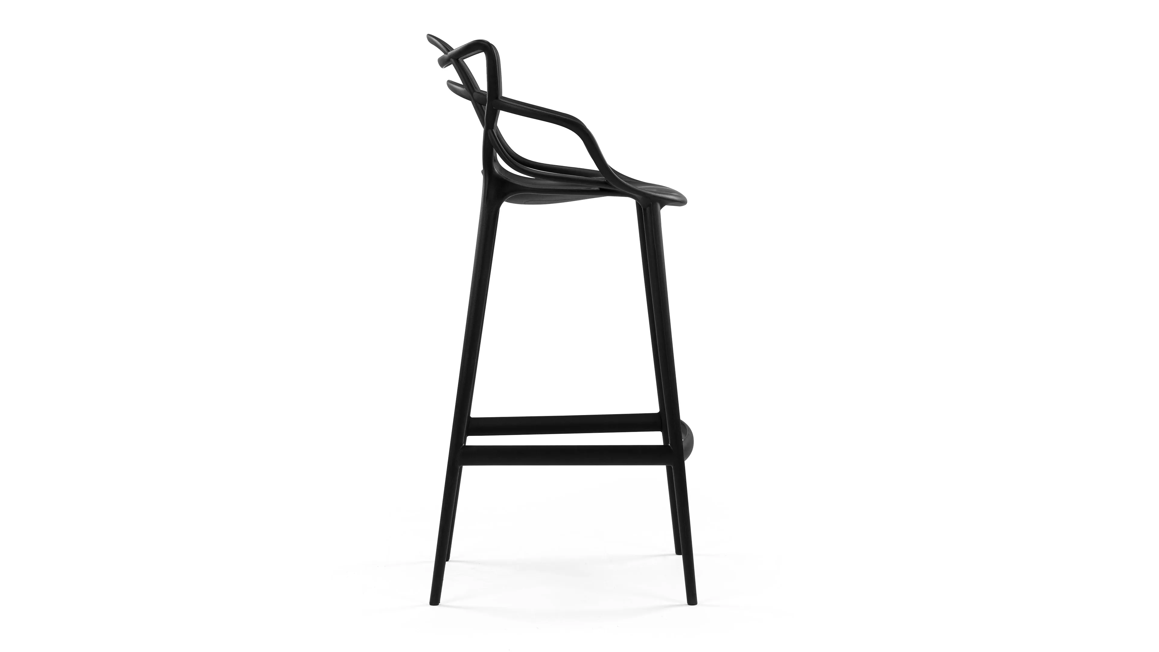 Masters - Masters Bar Stool, Black, 29.5" Seat Height