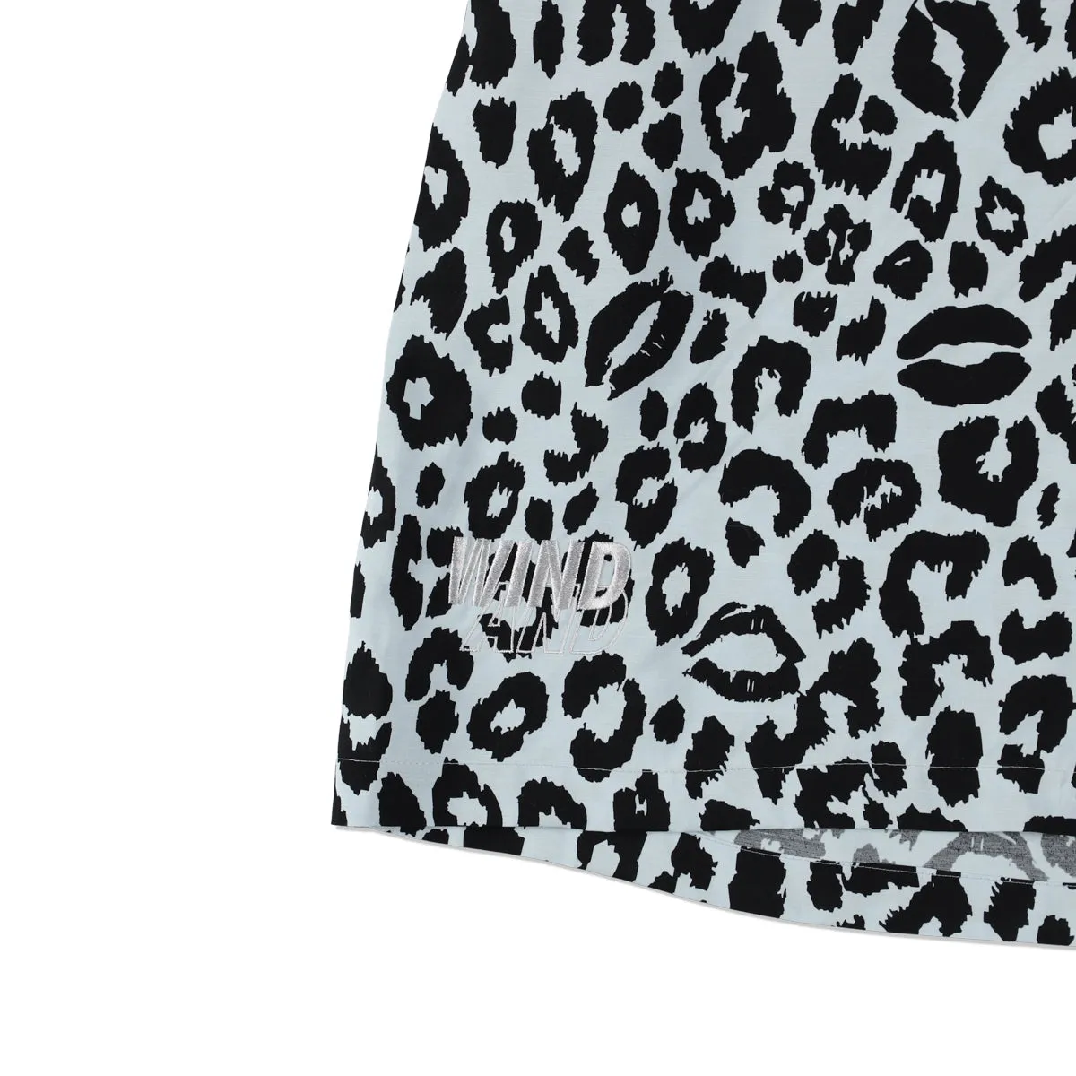 MINEDENIM x WDS Lips Leopard Print Easy Shorts / LGR