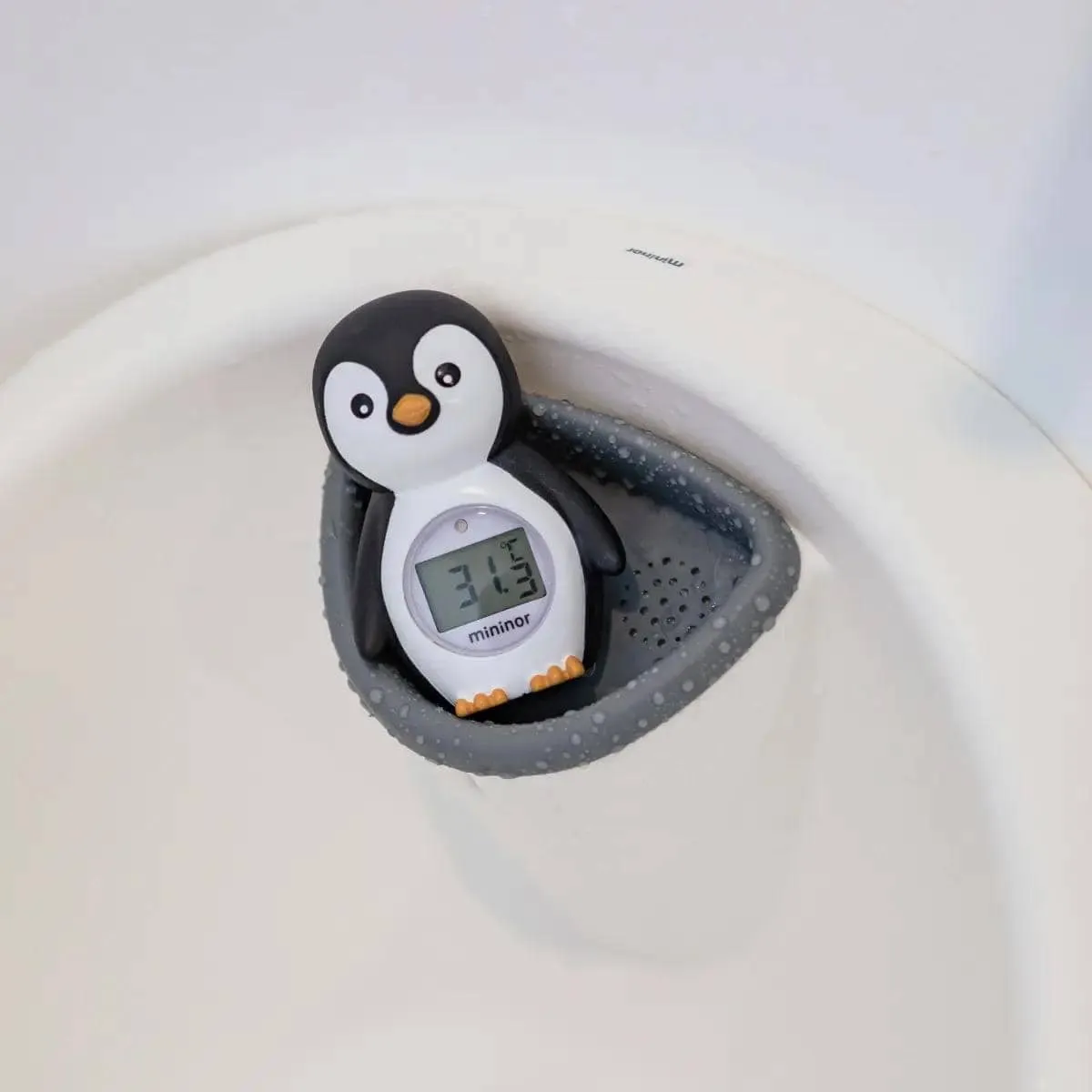 Mininor Room & Bath Thermometer - Penguin