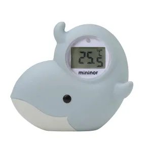 Mininor Room & Bath Thermometer - Whale