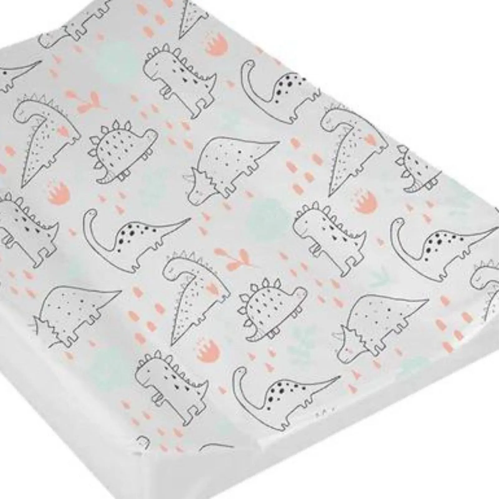 Mollydoo Anti Roll Changing Mat - Dinosaurs