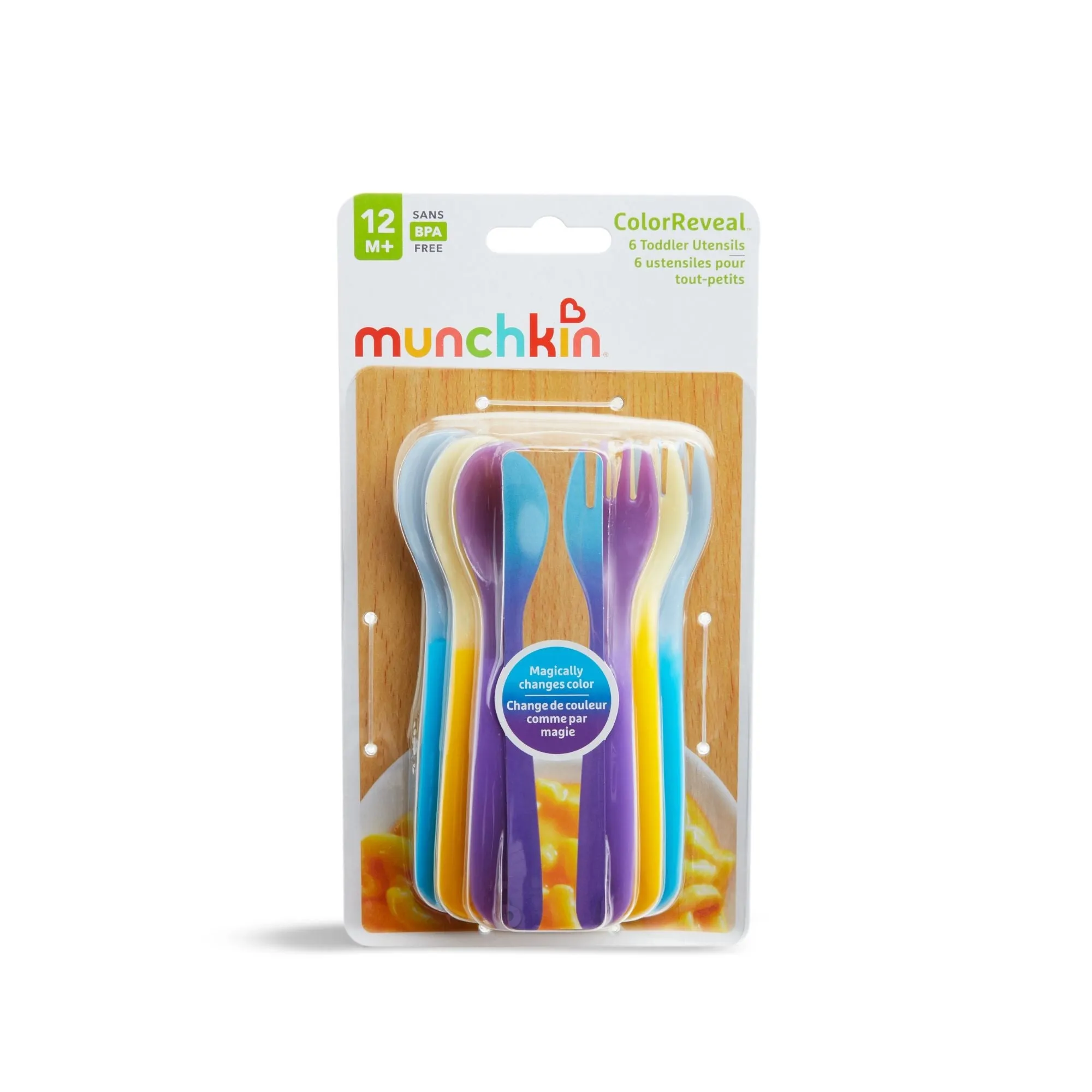 Munchkin ColorReveal ™ Colour Changing Toddler Forks & Spoons